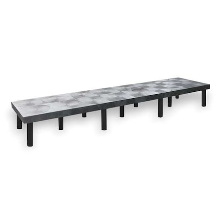 Dunnage Rack, 2250 lb., HDPE, 96 W x 24 D MPN:DT9624