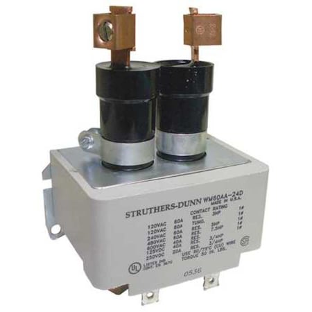 Mercury Contactor, DPST, 60A, 120VAC MPN:M60AA-120VAC