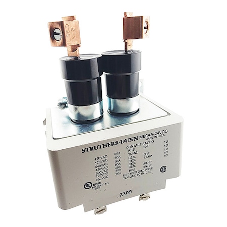 MercuryDisplacementContactor, 2NO, 24VDC MPN:M60AA-24VDC