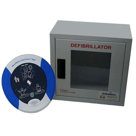 HeartSine samaritan 360P Fully Auto w/Alarmed Cabinet Package MPN:HS003F