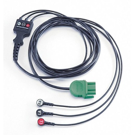 LIFEPAK 1000 3-Wire ECG Cable MPN:11111-000016