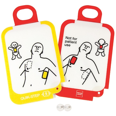 LIFEPAK CR2 AED Training Replacement Electrode Pads (5-Sets) MPN:11250-000140