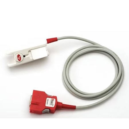 LIFEPAK 15 Masimo SET Rainbow Adult Reusable Direct Connect Sensor 12ft MPN:11996-000336