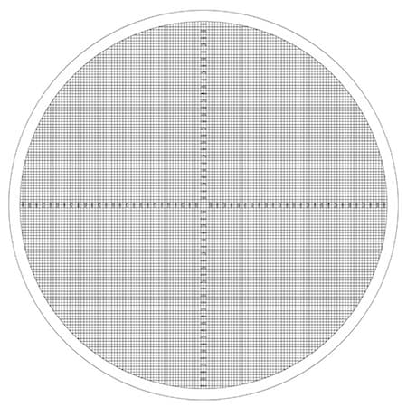 Optical Comparator Grid Chart For 50 Pow MPN:OC-2-50X