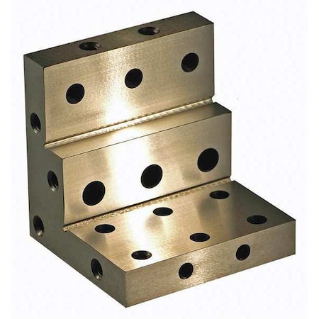 Angle Plate, 3 in. D, 2-3/4 in.H, Ground, PR MPN:AP-333-M