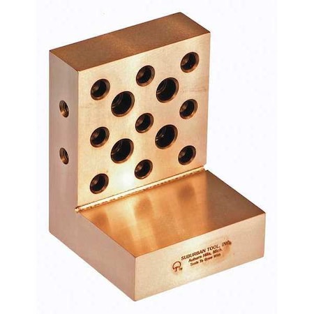 Angle Plate, 3 in. D, 4 in. H, Ground, PR MPN:AP-334-M-S0