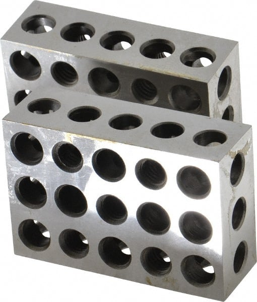 Setup Block: 0.0001 Squareness, Hardened Steel, 1-2-3 Block MPN:B123H23M