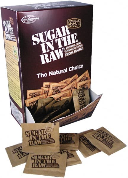 Pack of (200), Unrefined Sugar Packets (Made from Sugar Cane) MPN:SMU00319