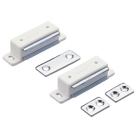 Magnetic Catch, Pull-to-Open, 6.1 lb., Adjustable: NO MPN:MC-KL-S