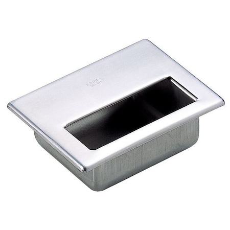 Recessed Pull Handle, Stainless Steel, Satin, Threaded Holes MPN:HH-KP150