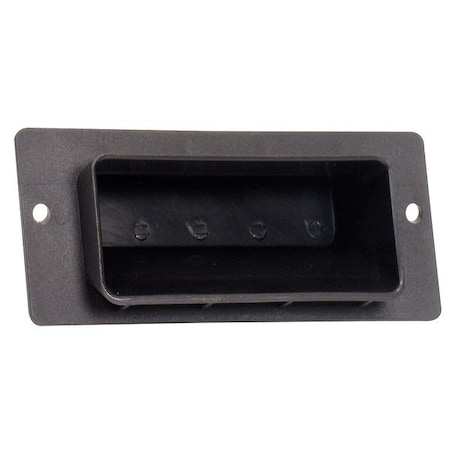Recessed Pull Handle, Polypropylene, Unthr. Through Holes MPN:HH-PS99