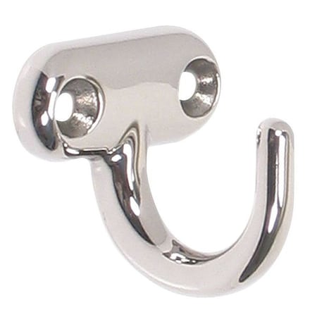 Hook, Silver, Stainless Steel, 31/32 in D MPN:EP-25