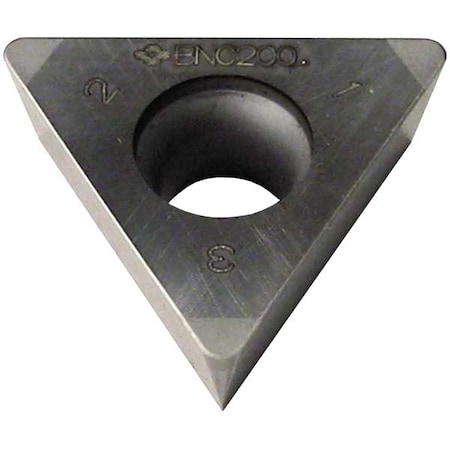 Triangle Turning Insert, Triangle, 3/8 in, TPGA, 0.0312 in, CBN MPN:3NCTPGA332-BNC200