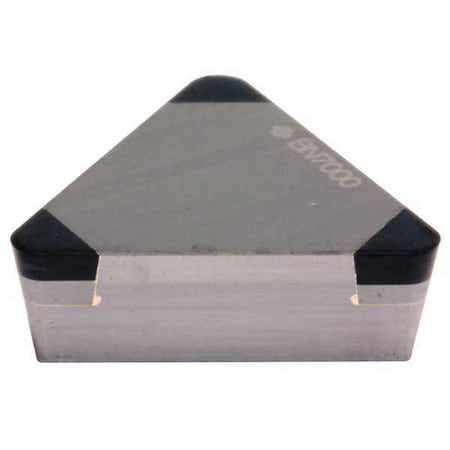 Triangle Turning Insert, Triangle, 1/4 in, TPG, 0.0156 in, CBN MPN:3NUTPG221-BN7000