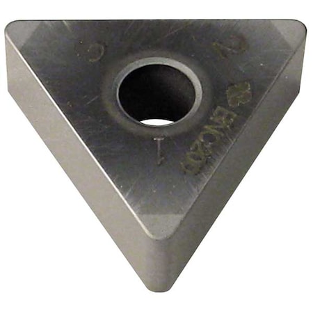 Triangle Turning Insert, Triangle, 3/8 in, TNGA, 0.0312 in, CBN MPN:6NCTNGA332-BNC200