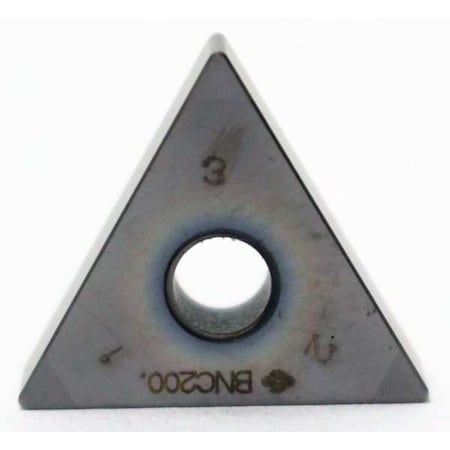 Triangle Turning Insert, Triangle, 3/8 in, TNGA, 0.0468 in, CBN MPN:6NCTNGA333-BNC300
