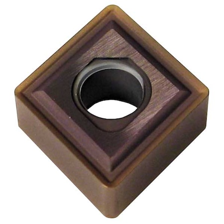 Diamond Turning Insert, Diamond, 1/2 in, CNMG, 3/64 in, Carbide MPN:CNMG433EEX-AC630M
