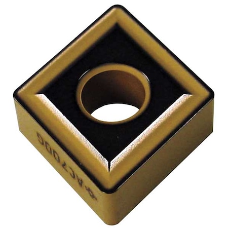 Diamond Turning Insert, Diamond, 1/2 in, CNMG, 3/64 in, Carbide MPN:CNMG433ESU-AC520U