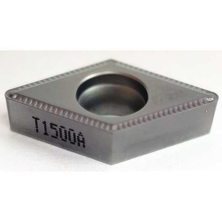 Diamond Turning Insert, Diamond, 3, DCMT, .5, Cermet MPN:DCMT32.50.5EFB-T1500A