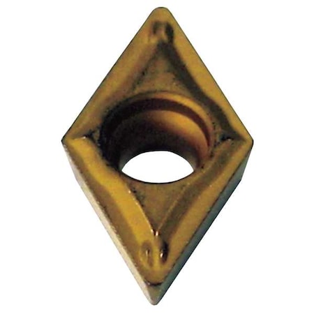Diamond Turning Insert, Diamond, 3/8 in, DPMT, 1/64 in, Carbide MPN:DPMT32.51ESU-AC820P