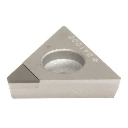 Triangle Turning Insert, Triangle, 3/8 in, TPGA, 0.0156 in, PCD MPN:NFTPGA331-DA1000