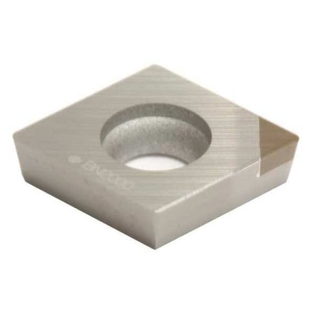 Diamond Turning Insert, Diamond, 5/16 in, CPGA, .5, CBN MPN:NUCPGA2.51.50.5-BN2000