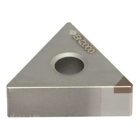 Triangle Turning Insert, Triangle, 1/2 in, TNMA, 0.0156 in, CBN MPN:NUTNMA431-BN1000
