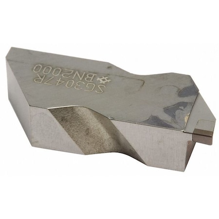 Parting and Grooving Insert, Rectangle, SG, 0.0050 in to 0.0100 in, CBN MPN:SG3047R-BN2000