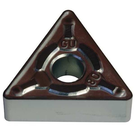 Triangle Turning Insert, Triangle, 3/8 in, TNMG, 0.0312 in, Cermet MPN:TNMG332EGU-T1500A