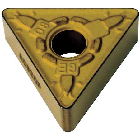 Triangle Turning Insert, Triangle, 1/2 in, TNMG, 0.0312 in, Carbide MPN:TNMG432EGE-AC830P