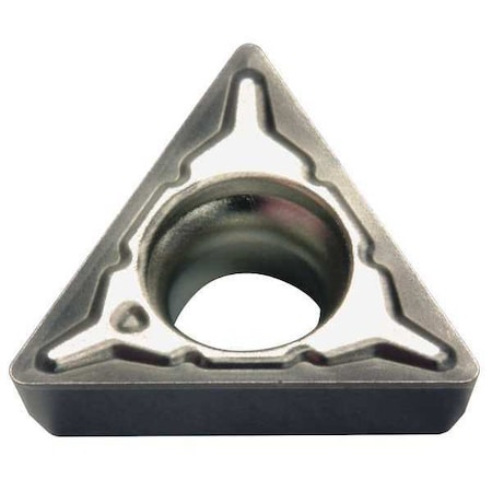 Triangle Turning Insert, Triangle, 1/4 in, TPGT, 0.0156 in, Cermet MPN:TPGT221MEFC-T1500A