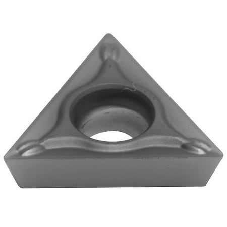Triangle Turning Insert, Triangle, 1/4 in, TPMT, 0.0079 in, Carbide MPN:TPMT21.50.5ESU-AC5025S