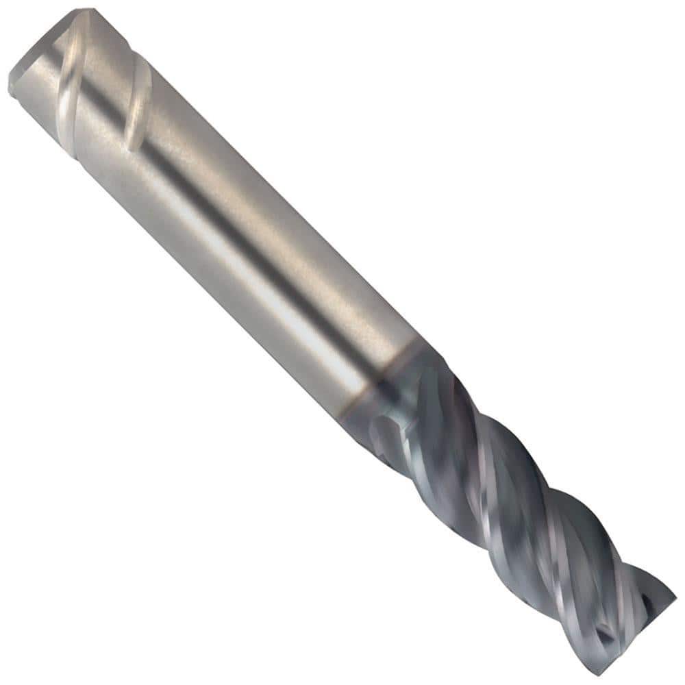 Square End Mill: 0.3543'' Dia, 0.748'' LOC, 4 Flutes, Solid Carbide MPN:4UJF209