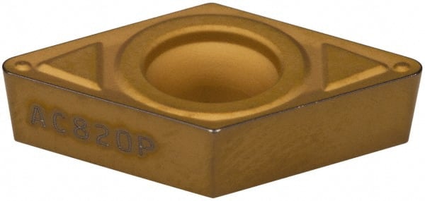 Turning Insert: DCMT32.52ENK AC820P, Carbide MPN:19RJW62