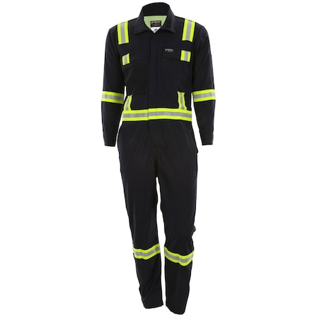 Coverall, Navy Blue, Regular, 3XL, 56in MPN:SBC103256