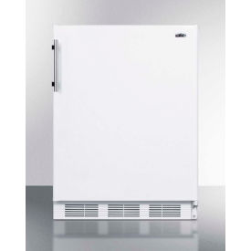 Summit Freestanding Counter Height Refrigerator Freezer w/ Towel Bar Handle 5.1 Cu. Ft. Cap. White CT661W