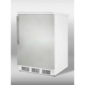 Summit-Freestanding Refrigerator-Freezer SS Door Dual Evaporator Cooling Cycle Defrost CT66LWSSHH