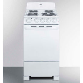 Summit-Range Electric 4 Burners 2.3 Cu. Ft. White 24