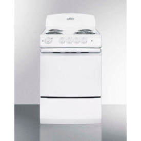 Summit-Range Electric 4 Burners White 23.5