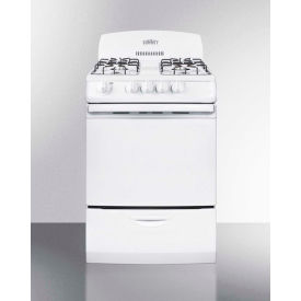 Summit-Range Gas 4 Burners 2.9 Cu. Ft. Spark Ignition White 23-1/2