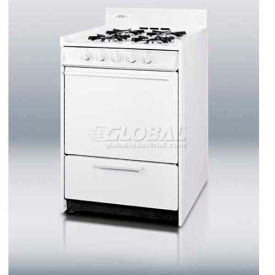 Summit-White Gas Range Slim 20