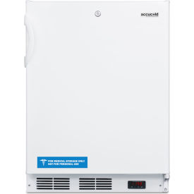 Accucold® Built In Under Counter All Freezer ADA Compliant 3.5 Cu. Ft. Capacity White VT65MLBIADA