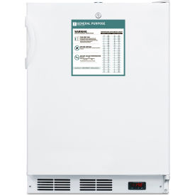 Accucold® Built In General Purpose All Freezer 3.5 Cu. Ft. Capacity White VT65MLBIADAGP