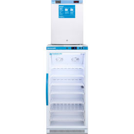 Accucold® All-Refrigerator/Freezer Combination 9.8 Cu.Ft. Capacity Glass Door ARG8PV-FS30LSTACKMED2