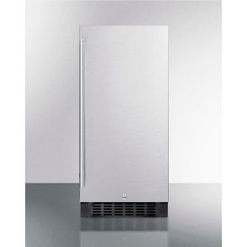 Summit Built In Freestanding Refrigerator 3 Cu. Ft. Cap. Silver FF1532BCSS