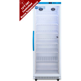 Accucold Upright Controlled Room Temperature Cabinet 18 Cu.Ft. Capacity Glass Door ARG18PV-CRT