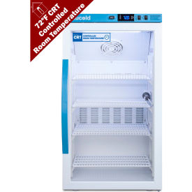 Accucold Upright Controlled Room Temperature Cabinet 3 Cu.Ft. Capacity Glass Door ARG3PV-CRT