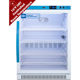 Accucold ADA Height Upright Controlled Room Temperature Cabinet 6 Cu.Ft. Capacity Glass Door ARG6PV-CRT