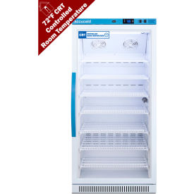 Accucold Upright Controlled Room Temperature Cabinet 8 Cu.Ft. Capacity Glass Door ARG8PV-CRT