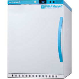Accucold Vaccine Freezer LHD Solid Door 3.88 Cu. Ft. Capacity Artic White AFZ5PVBIADALHD